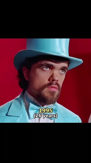 Evolution of Peter Dinklage (1995-2024) in Game of Thrones