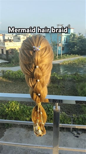 Trending Mermaid Hair Braid | Step by Step Guide..‪@looksbykareena‬ ..