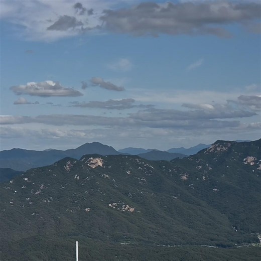 사패산에서 바라본 서울의 명산들 #Seoul mountains #Korea