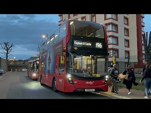FRV. Abellio London Route 196. Norwood Junction - Elephant & Castle. E400 MMC Hybrid 2614 (SN18 KLE)