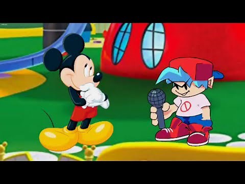 FNF V.S. Mickey Mouse Clubhouse VS Mouse Puppet - FULL HORROR GAME [HARD]