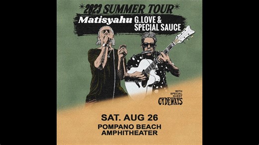 🎼 Coming up at the Pompano Beach Amphitheater: Matisyahu, Brett Young, The Beach Boys, Buddy Guy, and more. Check out the lineup: https://bit.ly/3qAiflZ #VisitLauderdale #PompanoBeach | Visit Lauderdale