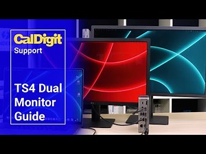 TS4 Dual Monitor Guide - CalDigit Support