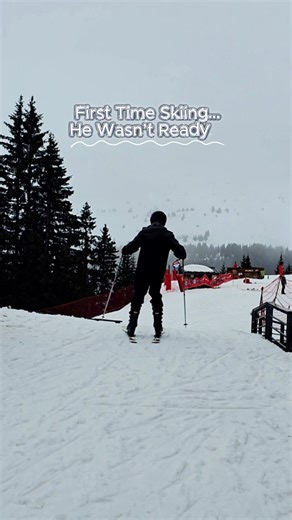 First Time Skiing | 0 Skill, 100% Confidence ⛷️
