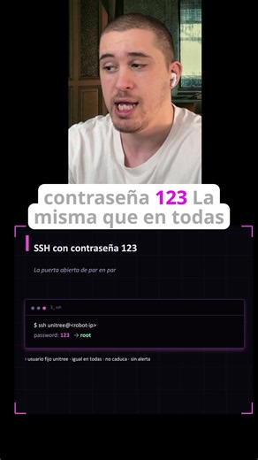 SSH abierto con la contraseña 123 = control total