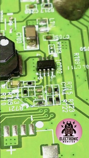 SMD IC Replacement | Quick Repair Guide for Small ICs 🔧 #shortvideo #shortsfeed #repair #shorts