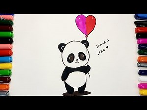 ✏️Learn to Draw Panda 🐼 / Step by Step Coloring for kids 🎨