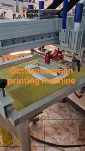 How to print T-shirts with octopus silk screen printer in Argentina #machine #screenprinting