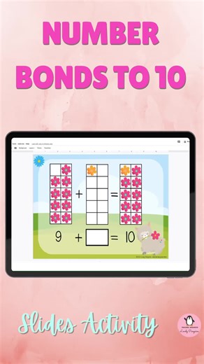 Number bonds are soooo important! When students are fluent in pairs of 10 it helps to work out even more challenging sums! Need a fun activity for pairs of ten? No prob-llama! 🦙😍 Grab this digital, no print, no prep activity to teach making ten in a fun way!