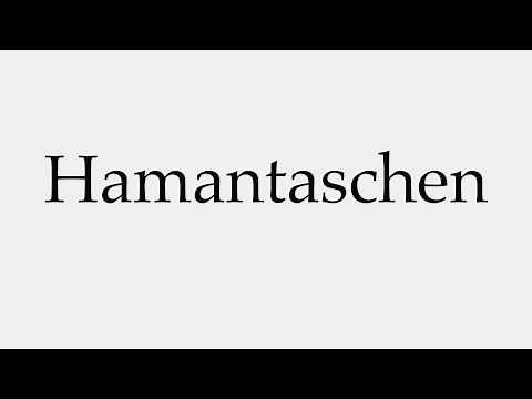 How to Pronounce Hamantaschen
