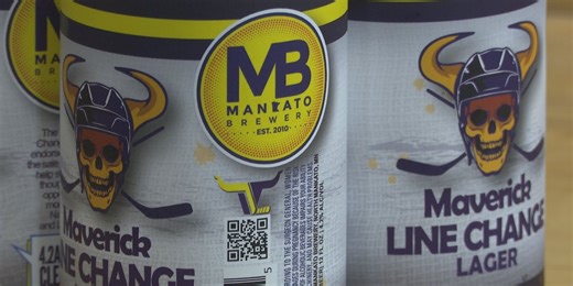 Mankato Brewery partners with Mavericks to make Line Change Lager