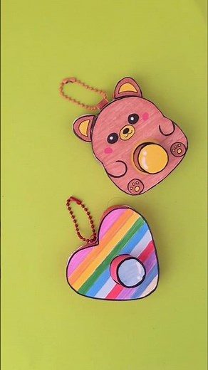 🐻DIY Tiny Clicker 💖/DIY pop it #easycrafts #papercraft