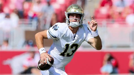 Notre Dame's CJ Carr Among Leaders In Elevated Quarterback Play In 2026
