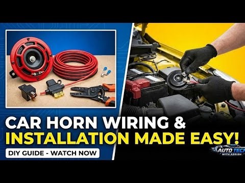 Car Horn Wiring & Installation Made Easy 🔊🚗
