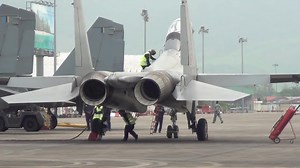 Su-30MKM战斗机AL-31FP发动机启动过程