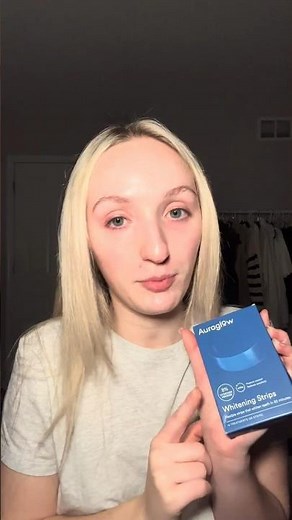 Before & after My 7-day teeth whitening strip transformation!