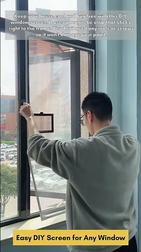 Easy DIY Screen for Any Window