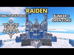 🔥BEST BUNKER + OPENCORE BASE DESIGN - RAIDEN | Rust Base Design
