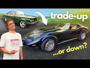 Trading & Fixing A SKETCHY 4-Speed '75 Corvette! (Trade-Up Challenge Ep.8)