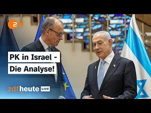 Merz in Israel: Holocaust-Gedenken, Gaza-Kritik und Streit um Zweistaatenlösung | ZDFheute live