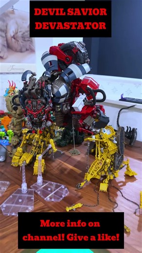 TRANSFORMERS DEVIL SAVIOR DEVASTATOR #transformers #devastator #figure