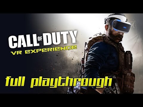 Call of Duty VR Full Playthrough Gameplay (PS4) (PSVR)