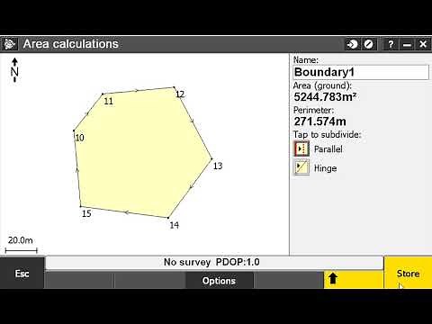 Trimble Access - Area Computation