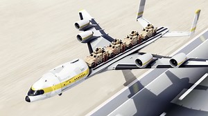 Lockheed’s cargo plane with no fuselage - The Flatbed