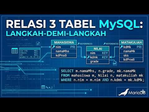 RELASI 3 TABEL MySQL: LANGKAH-DEMI-LANGKAH