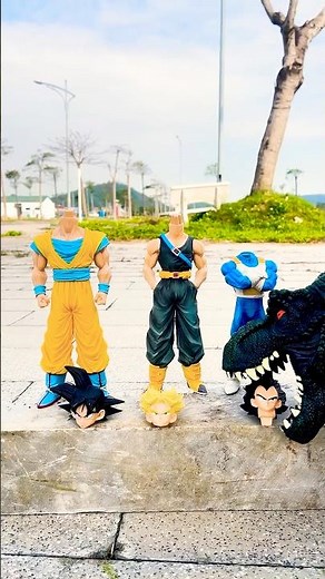 😂🦖 “Dino Trolls Vegeta, Goku & Trunks Dragon Ball Funny!”