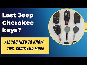 Jeep Cherokee Key Replacement - How to Get a New Key. (Tips to Save Money, Costs, Keys & More.)
