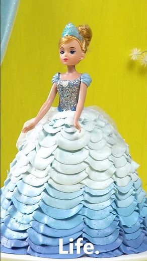 How To Make Simple Cinderella Cake