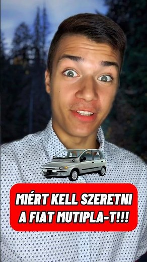 3 ok hogy miért kell SZERETNI a Fiat Multipla-t!!
