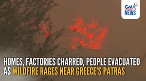 131K views · 749 reactions | A wildfire near the city of Patras, in western Greece, prompted the evacuation of at least 25 settlements on Tuesday, August 12 and Wednesday, August 13, as fires persisted throughout the country. Despite evacuation warnings, many local residents stayed behind to protect their properties, while others watched in despair and anger as their livelihoods were swallowed by the flames. | via Reuters | GMA News | Facebook