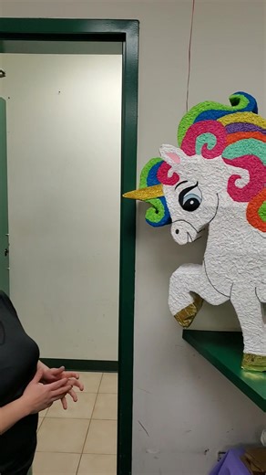 Noticia de última hora así quedó terminada la piñata unicornio 😱😍 | Artesanias Lia