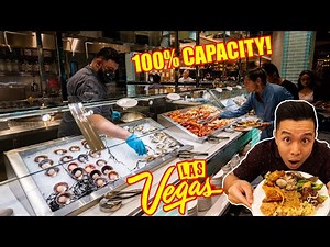 BACCHANAL BUFFET Reopens at Caesars Palace LAS VEGAS! (TRIED EVERY NEW DISH!)
