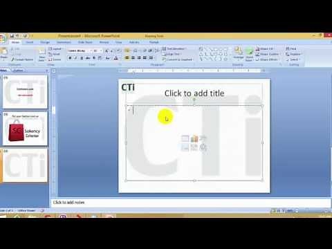 How To Add Logo and Watermark To PowerPoint