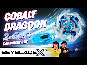 BEYBLADE X | Conoce COBALT DRAGOON 2-60C: ¡El Sorprendente Bey de Ataque con Rotación Izquierda!