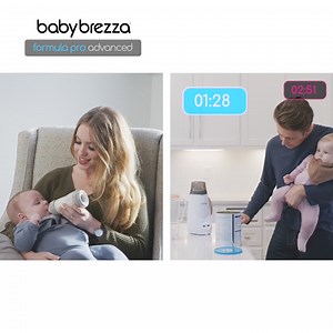See how EASY it is to make a bottle with the Formula Pro Advanced! Automatically makes a warm formula bottle instantly. - #babybrezza #formulapro #formulafed #instantwarm #formulabottle #compare #getthis #babybottle #musthave | Baby Brezza, USA