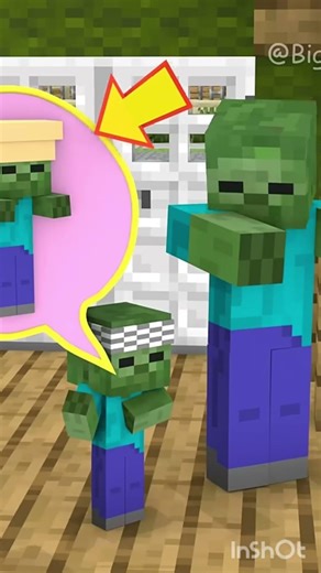 minecraft baby zombie sad story 🥹 🥹#minecraft#shorts