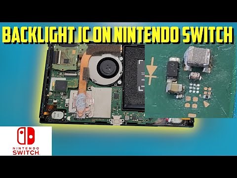 Replacing the backlight ic on a Nintendo Switch