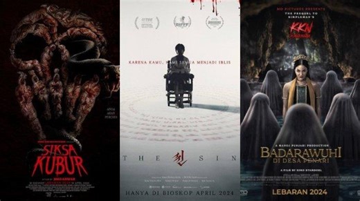 4 Rekomendasi Film Horor Tayang di Bioskop pada April 2024: Badarawuhi di Desa Penari hingga The Sin - Tribunnews.com
