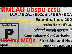 @ First Aid & Health| 100 MCQ|Last Year Paper