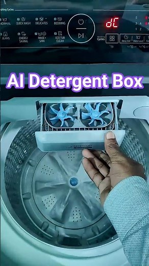 Detergent Box With AI Control ❄️🚀#ytshorts #hiddenfeature #unboxing #aihomeappliances