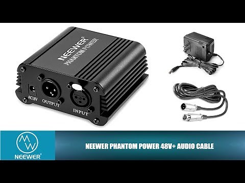 NeewerⓇ Phantom Power Supply Kit Setup