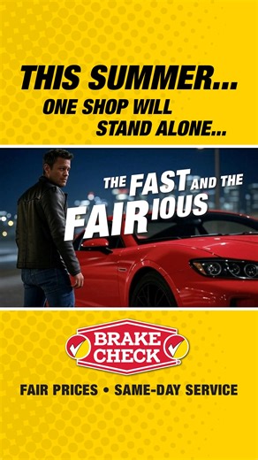 Skip the drama and book online to keep your car running smoothly all summer long. | Brake and Tire Check