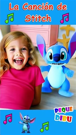 Cantemos con Stitch 💙😄 Canción para Niños 🎶