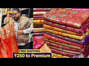 Pure Banarasi Sarees in Kataan Silk, Kora Organaza, Pattu, Bandhej, Paithani, Rekha Brocade, Jamdani