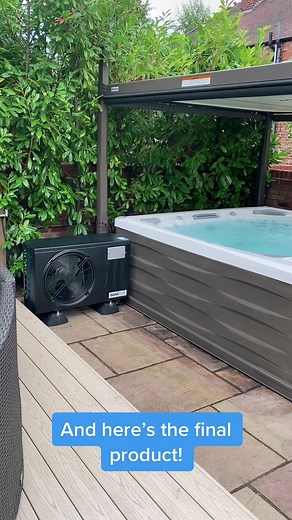 Heat Pump Installation for Hot Tub Transformation