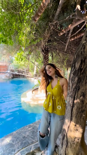 saan♡ on Instagram: "Mustard yellow never goes out of style 💛 This halter-neck bralette featuring white handblock dots is your perfect mix of comfort & charm 🌿 Style it with denim or skirt — either way, you’ll glow in FlyingWomaniya vibes ✨ . . . . #FlyingWomaniya #HandblockLove #MustardMood #BraletteStyle #DesiTrends #BohoVibes #IndianWearWithATwist #SummerStyle #SanganeriPrint #IndieFashion #WomenInStyle #EffortlessChic #OOTDIndia #MadeWithLove #EthnicFusion #TrendyLooks #FashionReel"